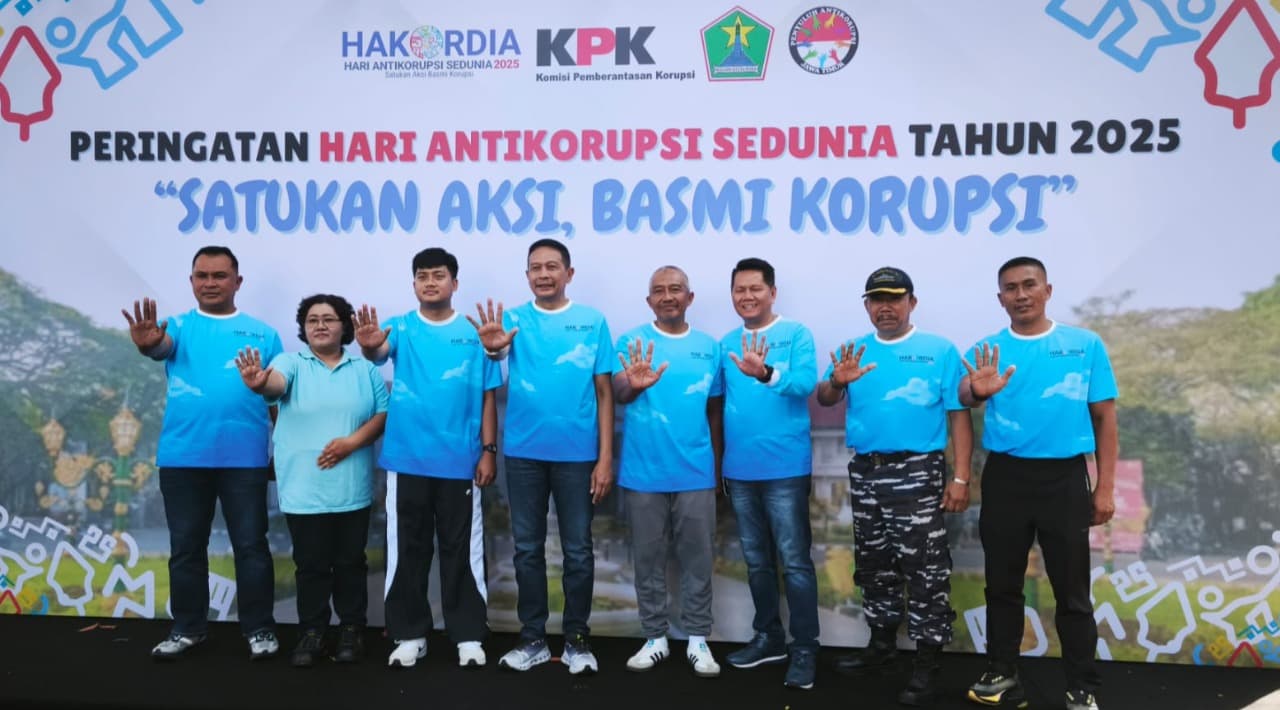 Ribuan Warga Meriahkan Puncak HAKORDIA 2025 Kota Malang dengan Senam STMJ dan Komitmen Anti-Korupsi