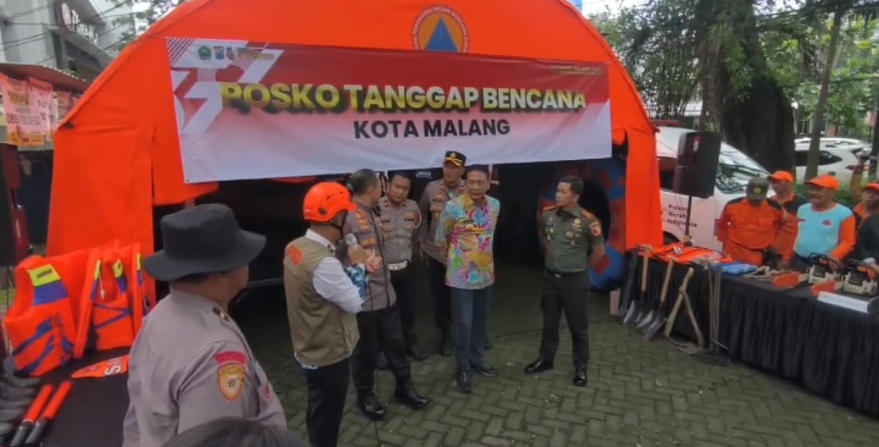 Cuaca Ekstrem, Pemkot Malang Siagakan Posko Siaga Bencana 24 Jam