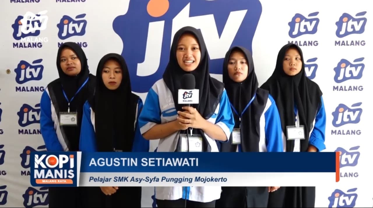 Puluhan Siswa SMK Asy-Syifa Mojokerto Dalami Dunia Penyiaran di JTV Malang
