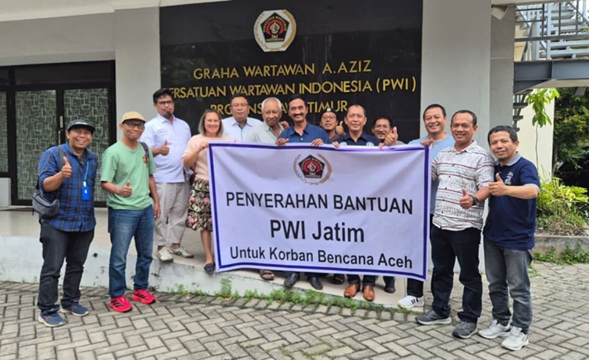PWI Jatim Salurkan Bantuan Tahap I untuk Korban Bencana Aceh