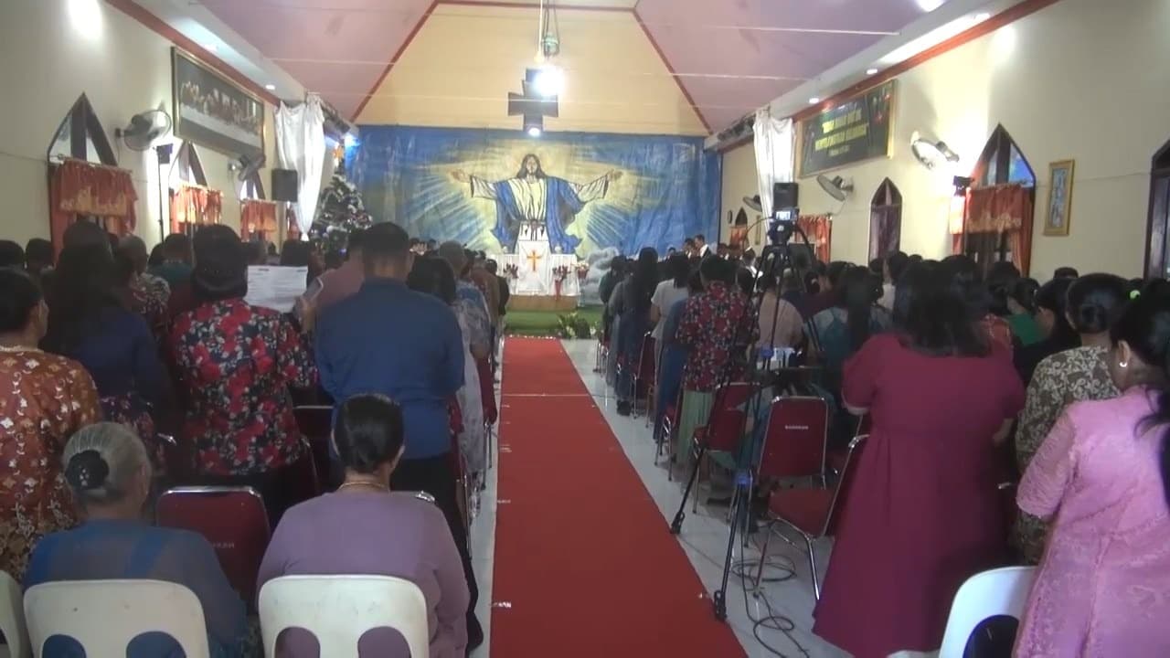 Damai Natal di Kampung Pancasila Desa Balun Lamongan