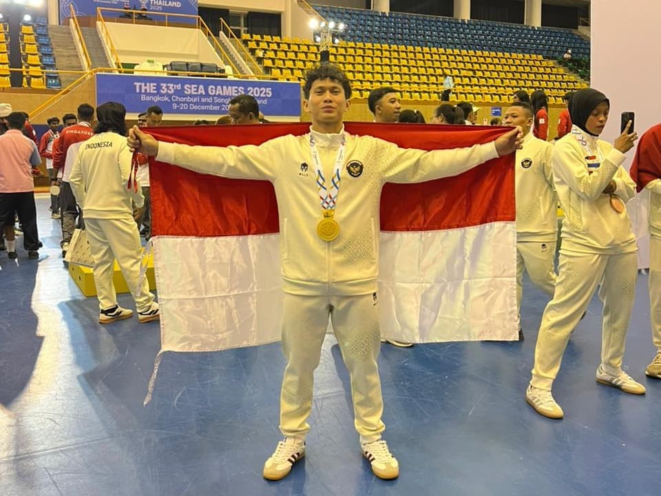Mahasiswa Untag Surabaya Yuan Jodie Hibatullah Raih Emas Hockey Indoor SEA Games 2025