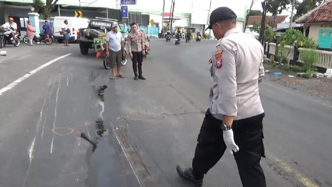 Pengendara Motor Tewas Terlindas Truk di Lumajang, Polisi Temukan Sabu