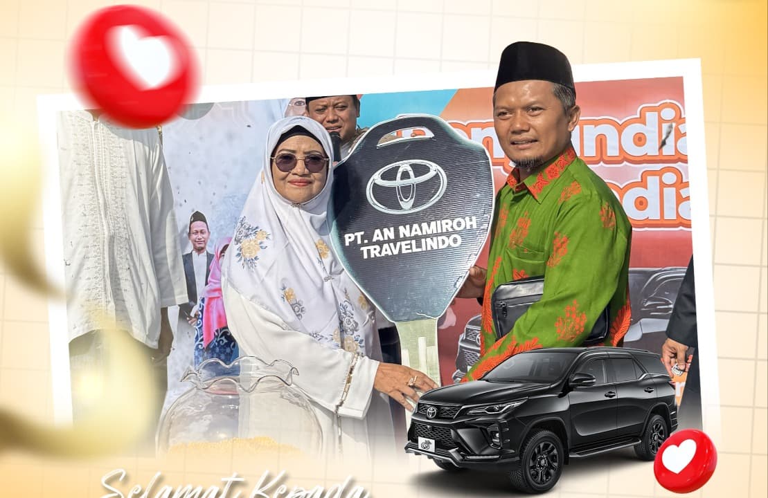 Apresiasi untuk Mitra, An Namiroh Group Mojokerto Beri Hadiah Mobil Fortuner
