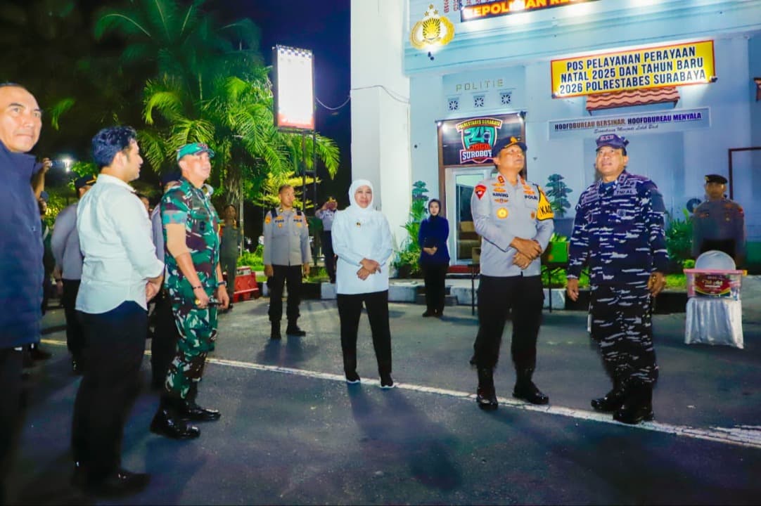 Gubernur Khofifah Pastikan Malam Tahun Baru 2026 Berjalan Aman dan Kondusif