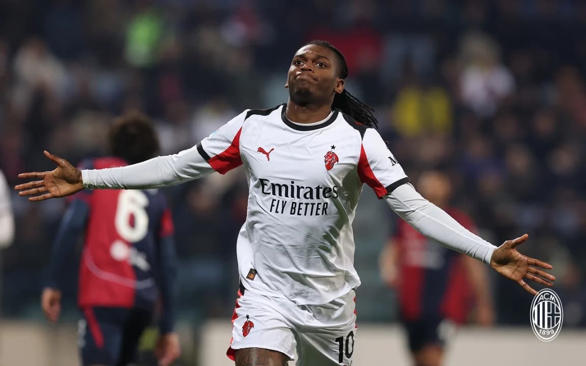 Hasil Liga Italia: Gol Tunggal Rafael Leao Antarkan AC Milan Ambil Alih Puncak Klasemen dari Inter Milan