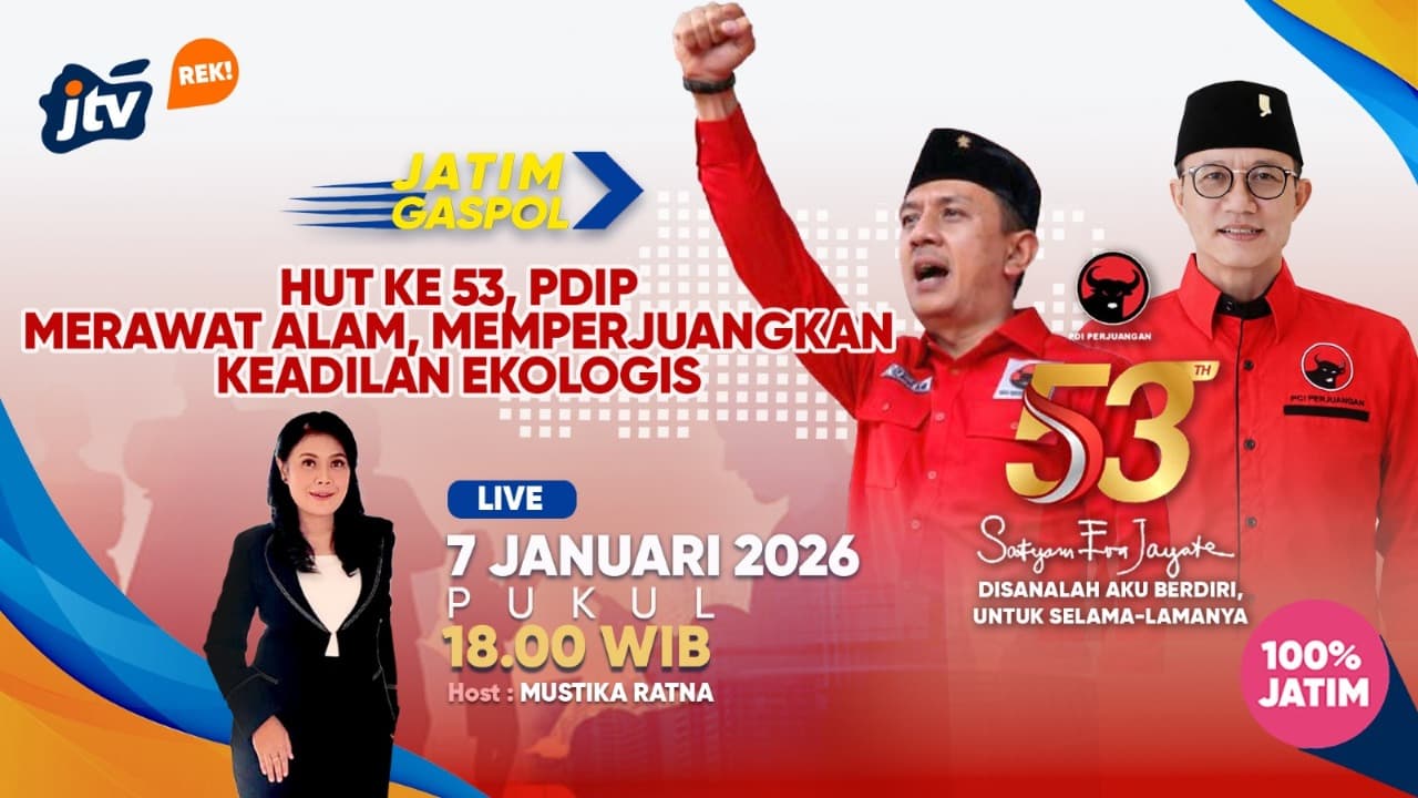 HUT ke-53, PDIP Tegaskan Komitmen Merawat Alam dan Keadilan Ekologis