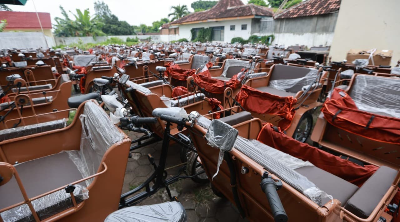 Becak Listrik Bantuan Presiden Prabowo akan Tunjang Wisata Heritage Banyuwangi