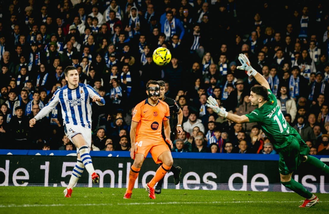 Hasil Liga Spanyol: Barcelona Keok di Kandang Real Sociedad, Atletico Madrid Kembali ke Jalur Kemenangan