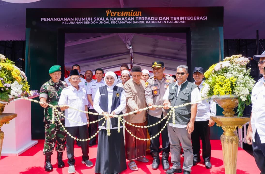 Resmikan Permata Jatim di Pasuruan, Gubernur Khofifah Ajak Warga Hidup Bersih dan Sehat