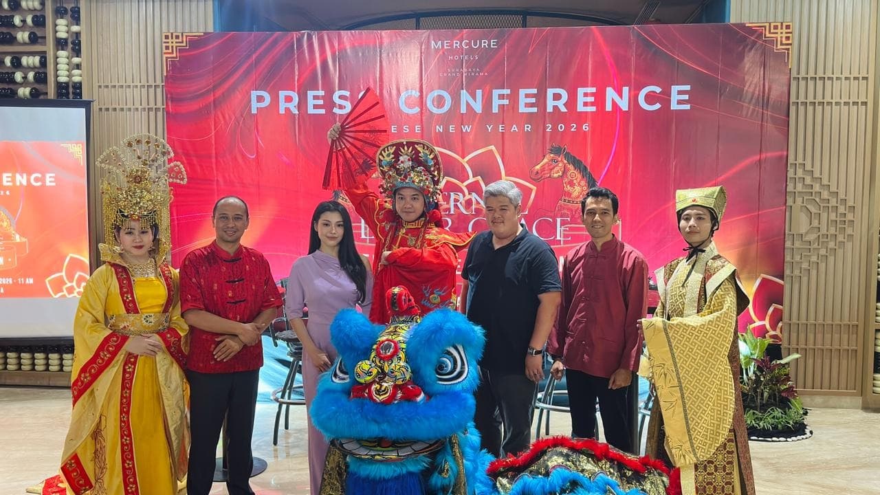 Sambut Tahun Kuda Api, Mercure Surabaya Grand Mirama Hadirkan Perayaan Imlek 2026 Bertajuk Eternal Lunar Grace