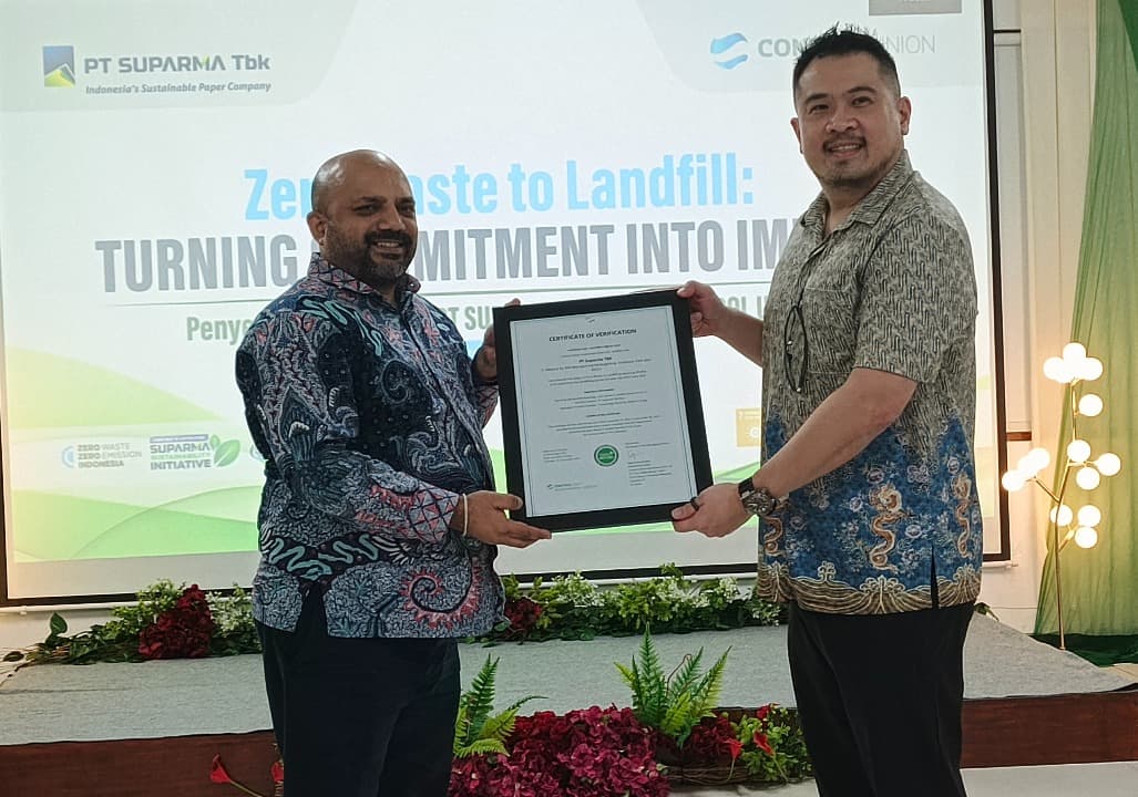 PT Suparma Jadi Produsen Pertama Terapkan Program Zero Waste to Landfill di Indonesia