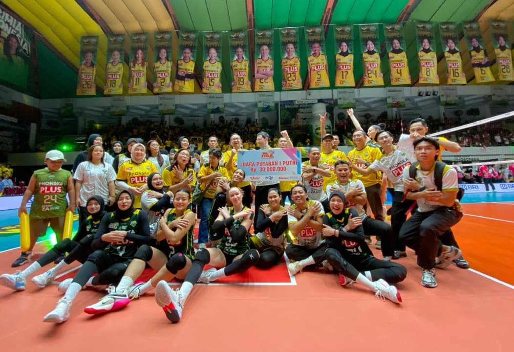Tak Terkalahkan, Phonska Plus Juara Putaran Pertama Proliga 2026