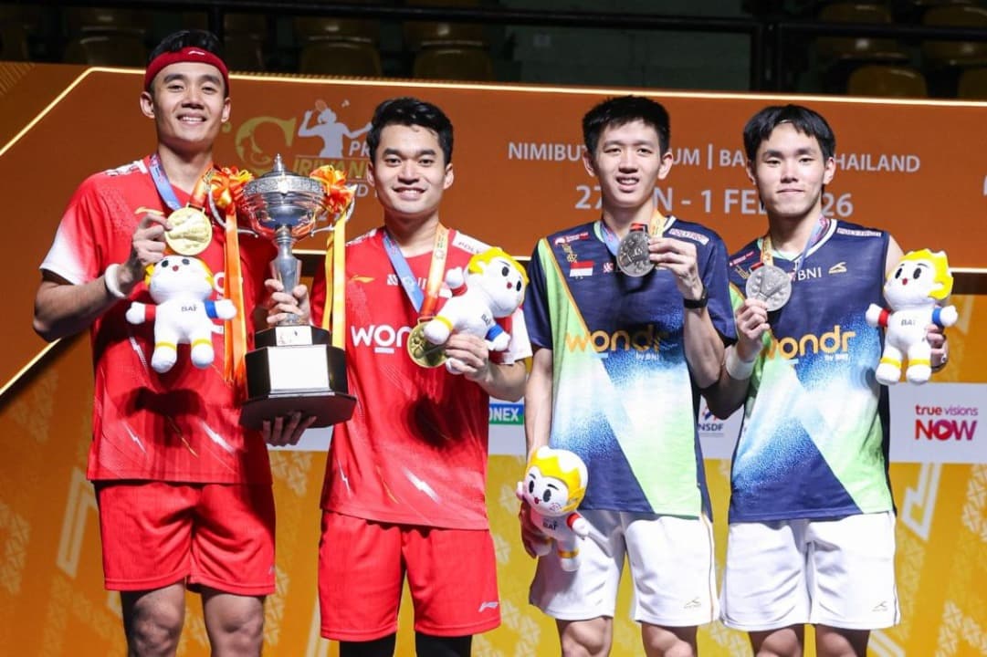 Daftar Juara Thailand Masters 2026: Indonesia Juara Umum, Wakil Merah Putih Borong 4 Gelar