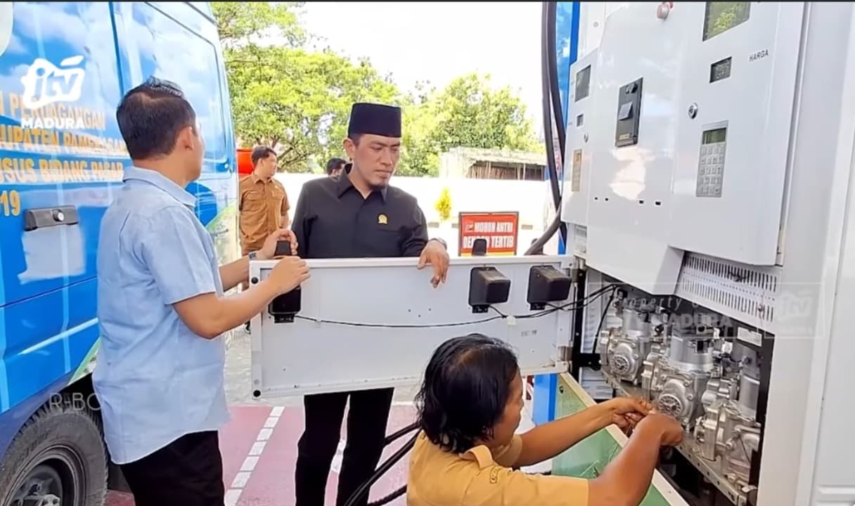 Sidak SPBU, Komisi II DPRD Pamekasan Awasi Kesesuaian Takaran BBM
