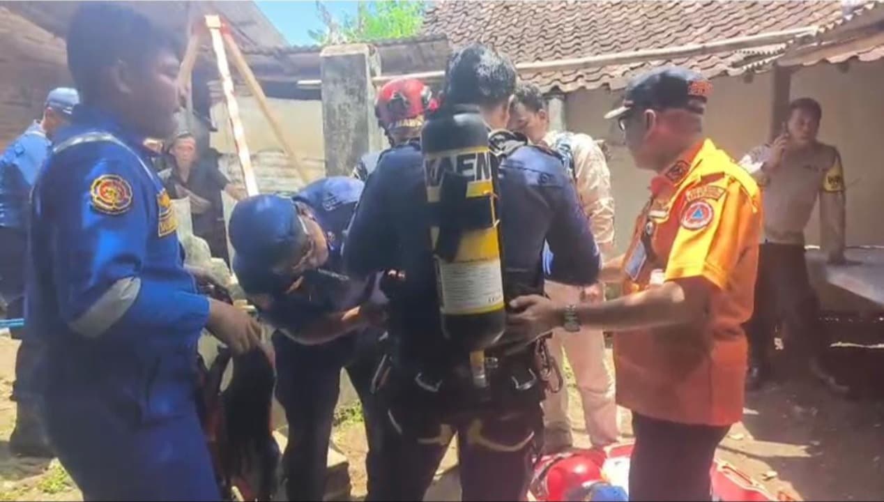 Berjemur Didekat Sumur, Kakek 66 Tahun Tewas Jatuh Ke Sumur