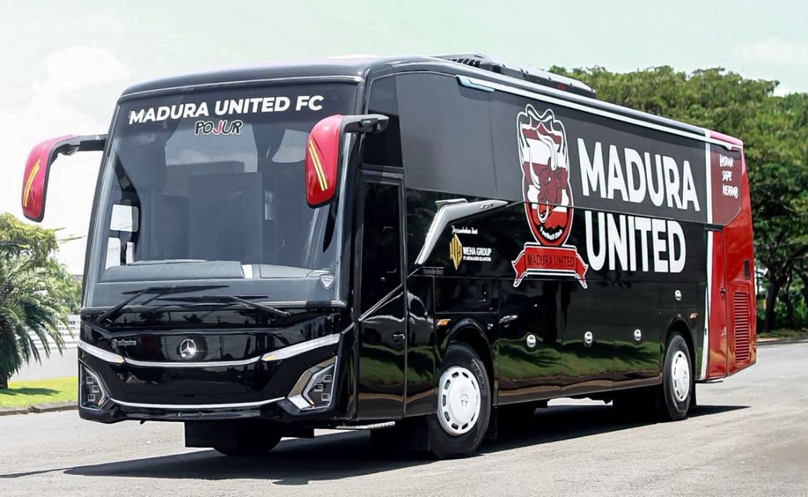 Madura United Punya Bus Anyar, Bakal Dibawa Away ke Markas Persijap Jepara