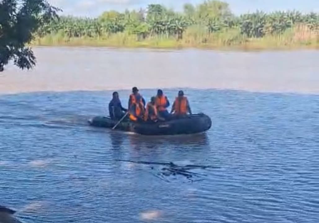 Bocah SMP Hilang Terseret Arus Bengawan Solo