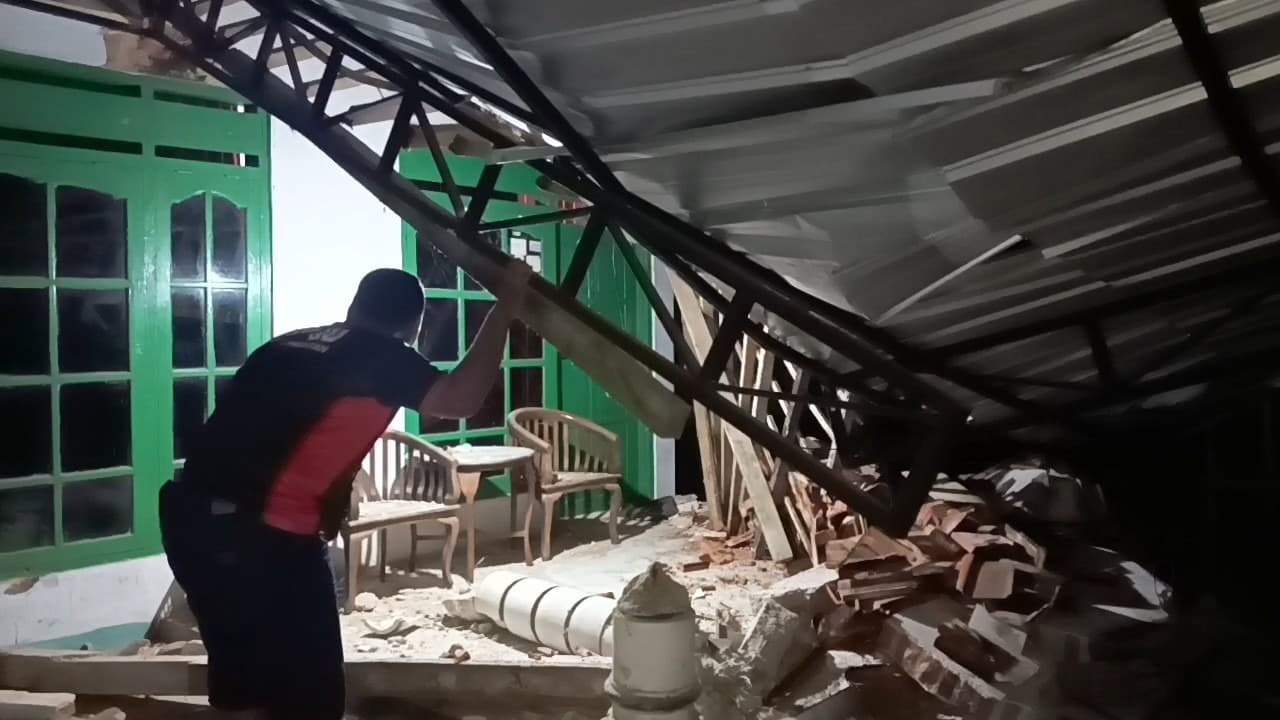 Diguncang Gempa Magnitudo 6,4, Tiga rumah Warga Pacitan Rusak