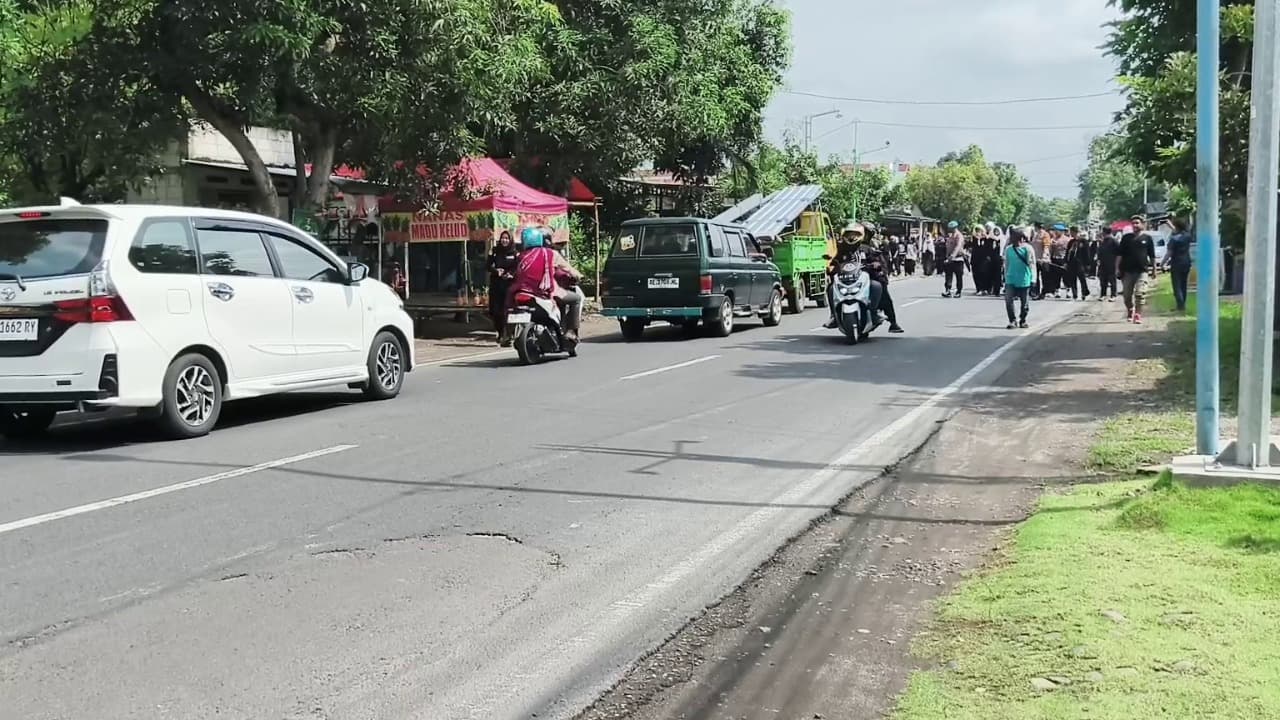 RATUSAN Pendekar Sampaikan Aspirasi Jelang Parluh, Polres Pastikan Kondusif
