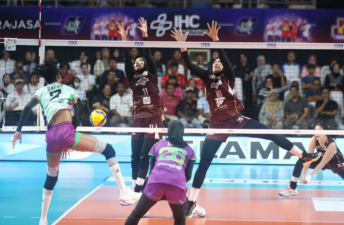 JPE Pertahankan Puncak Klasemen Usai Bungkam Electric PLN di Malang