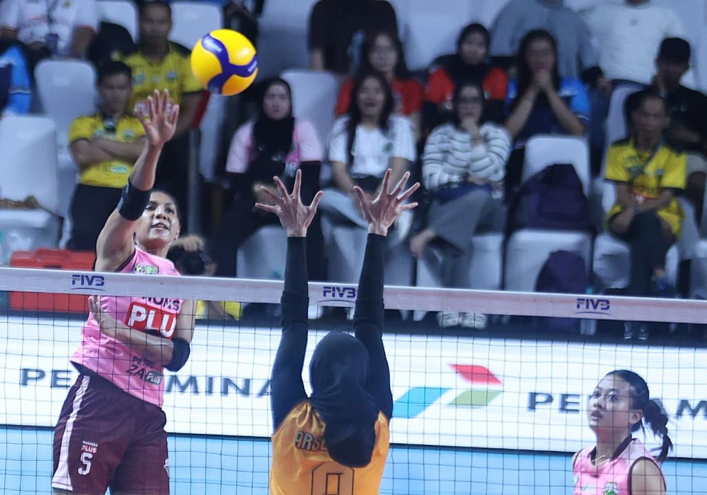 Rekor Tak Terkalahkan Gresik Phonska Plus Runtuh Ditangan Popsivo Polwan