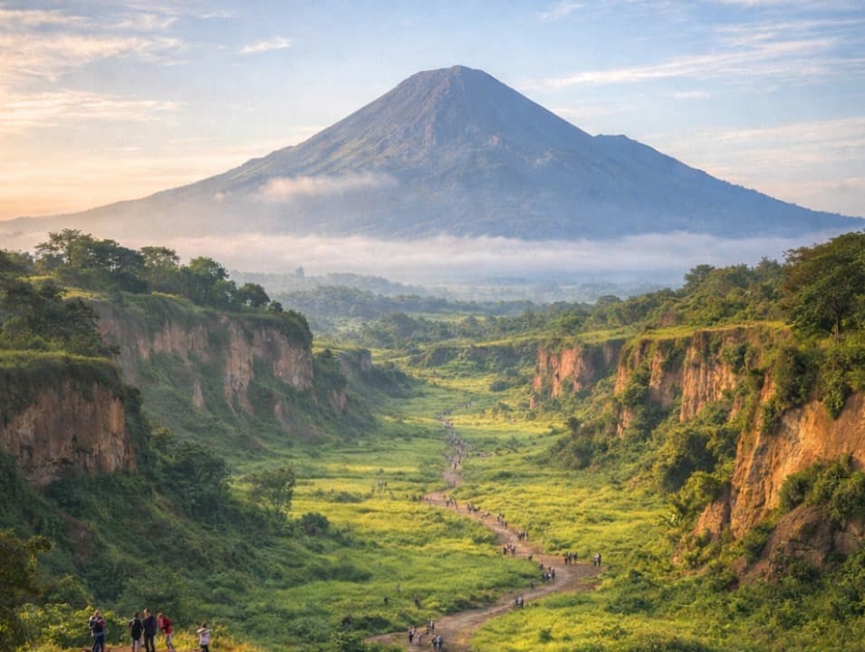 Lembah Diyeng, Wisata Savana Hijau di Pasuruan yang Berasal dari Bekas Tambang