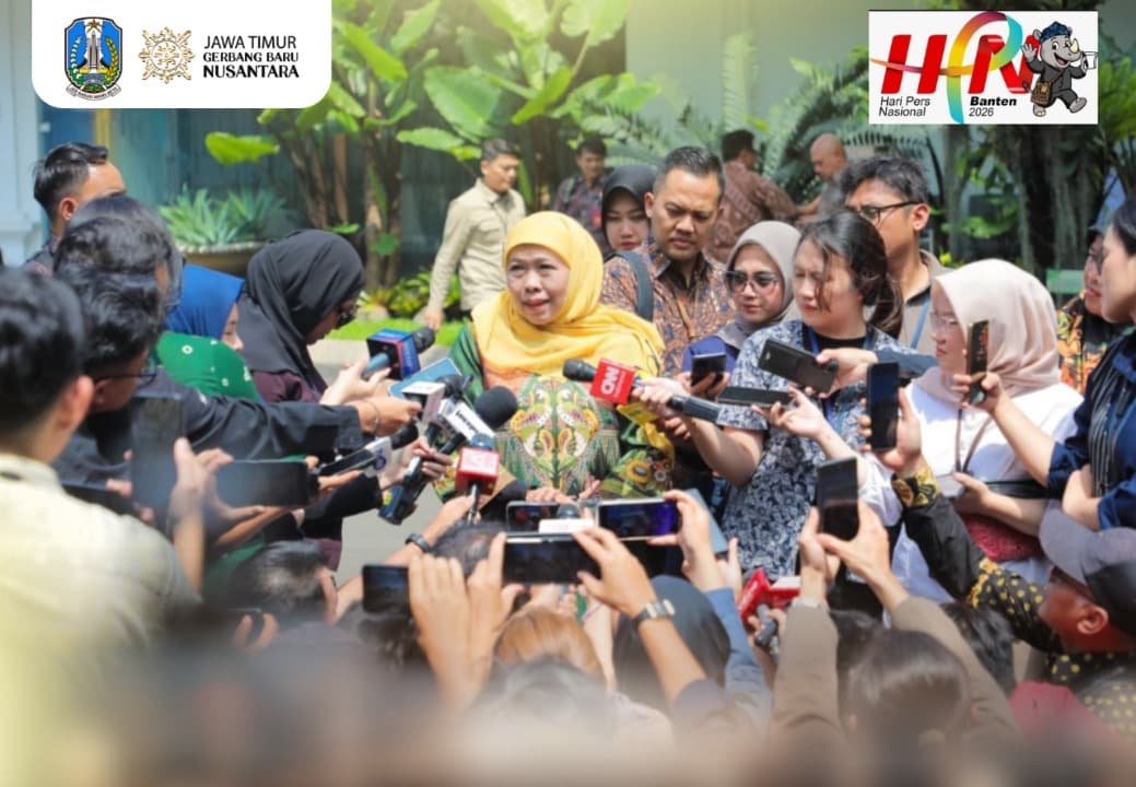 HPN 2026, Gubernur Khofifah Ajak Insan Pers Perkuat Kedaulatan Bangsa