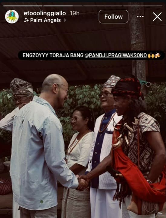 Pandji Pragiwaksono Jalani Sidang Adat di Toraja, Didenda Seekor Babi dan Lima Ekor Ayam