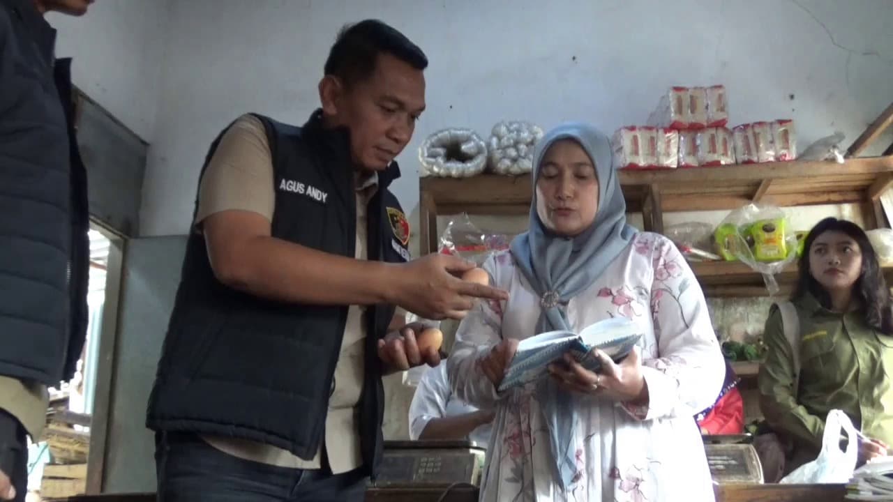 Satgas Pangan Sidak Pasar Caruban, Pastikan Harga Dan Stok Stabil Jelang Ramadan