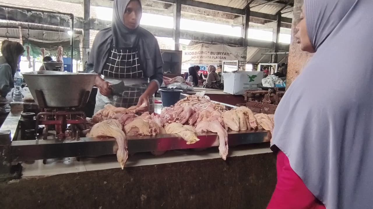 Jelang Ramadan, Harga Daging Ayam Mulai Naik Di Magetan