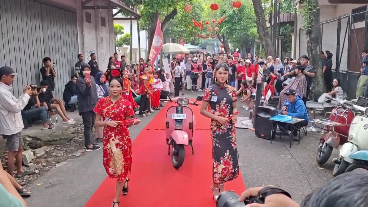 Sambut Imlek, Kawasan Pecinan Pakelan Kediri Disulap Jadi Ruang Kreatif KOPINANG