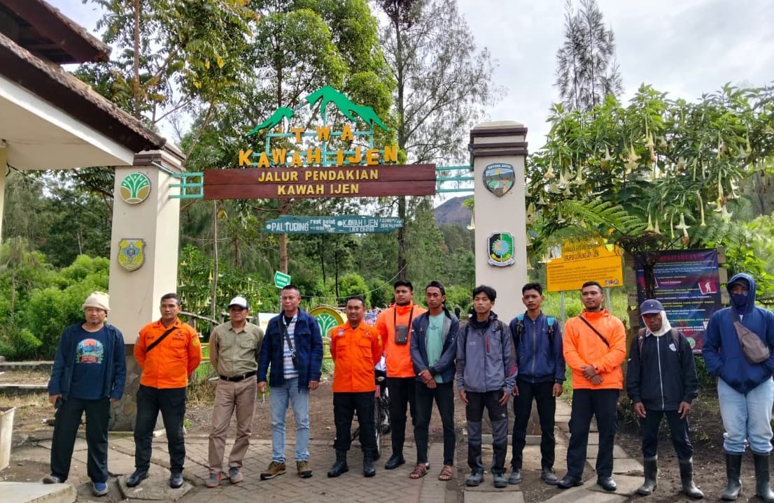 Selama Pencarian Pendaki Hilang Taman Wisata Alam Gunung Ijen Ditutup