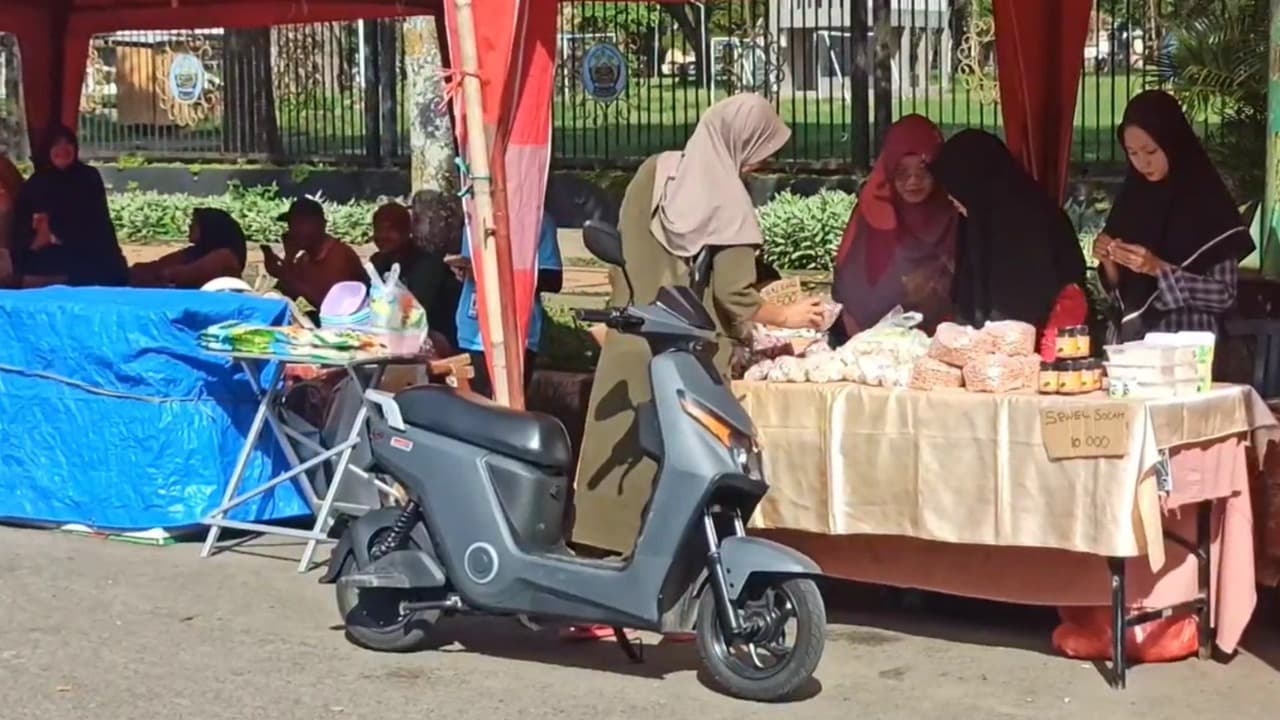 Sepi Pengunjung, Bazar Murah Pemkab Bangkalan di Jumat Pertama Ramadan Kurang Sosialisasi