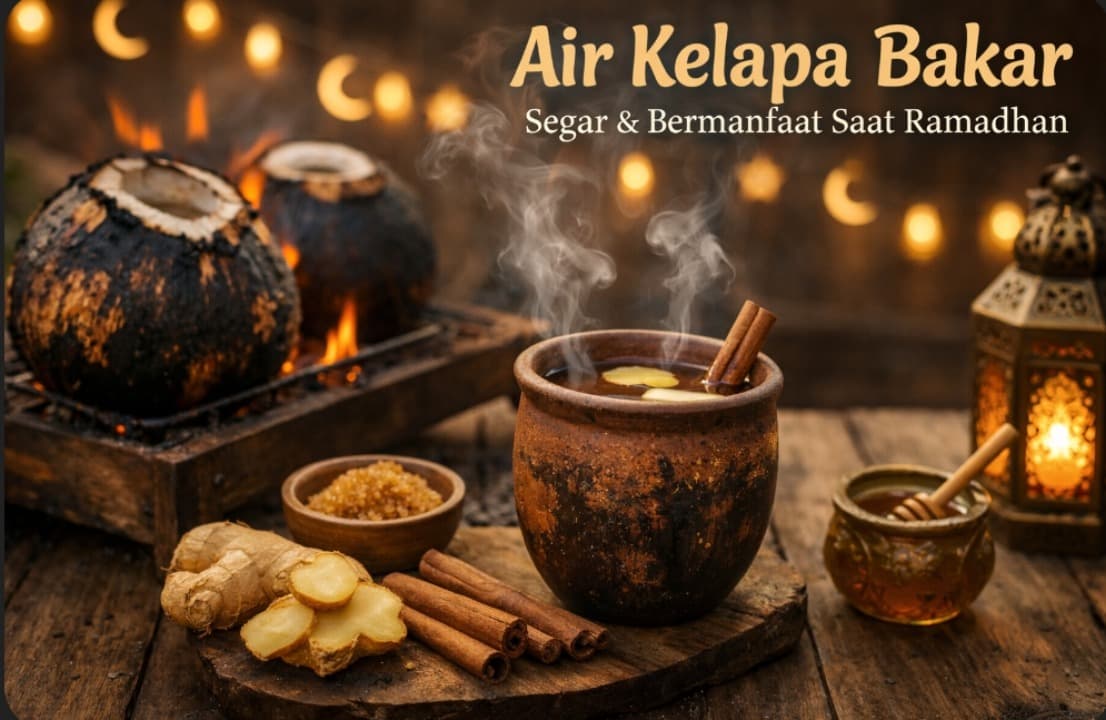Ramadhan Makin Nikmat dengan Air Kelapa Bakar yang Menyehatkan