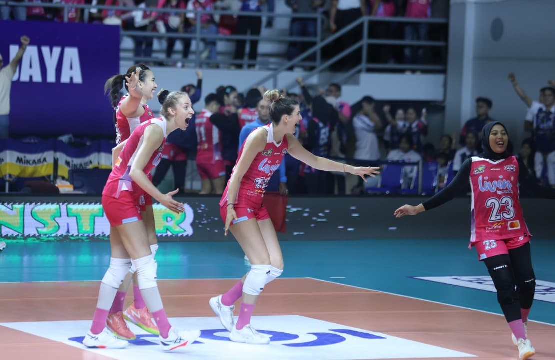 Kalahkan Bandung BJB, Livin' Mandiri Tinggal Selangkah Lagi ke Final Four