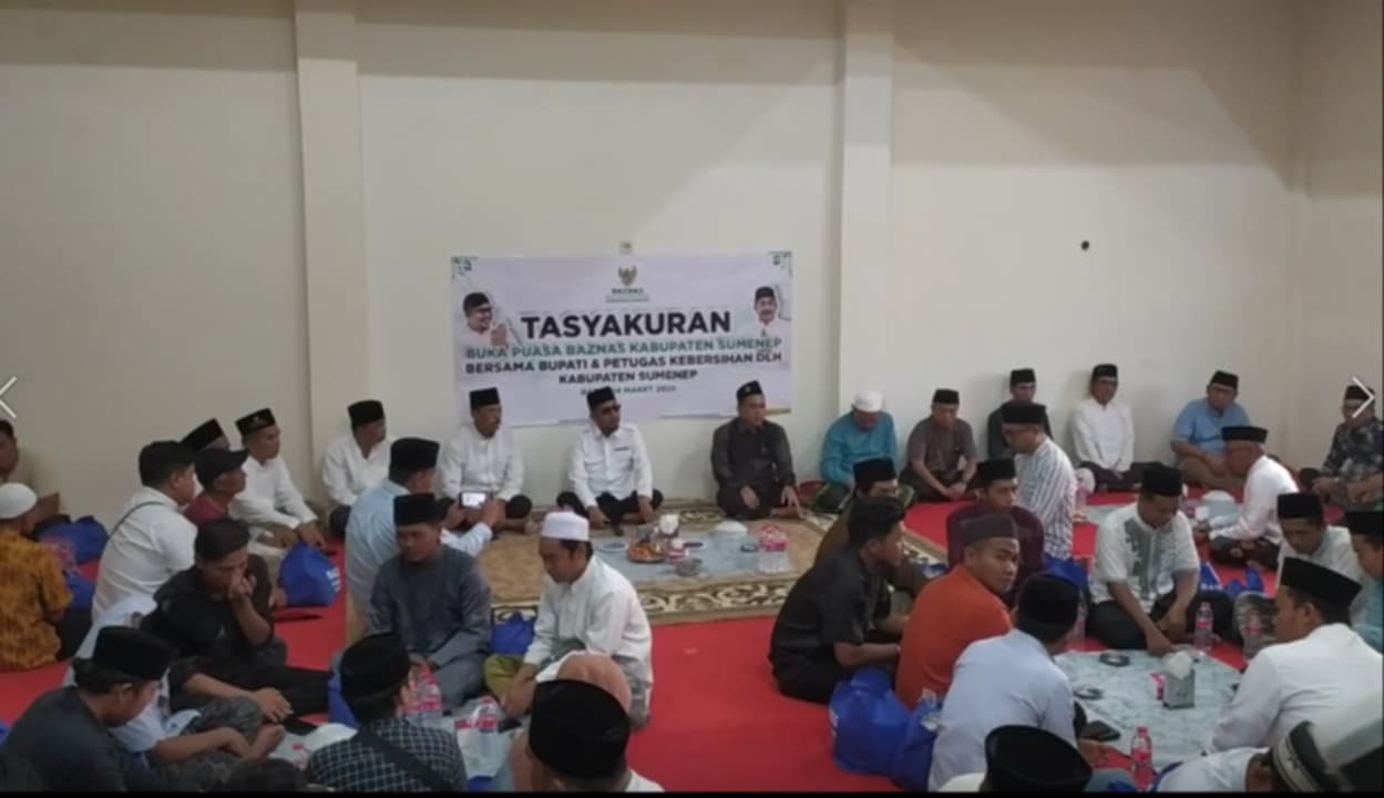 Pemkab dan Baznas Sumenep Gelar Buka Puasa Bersama Petugas Kebersihan