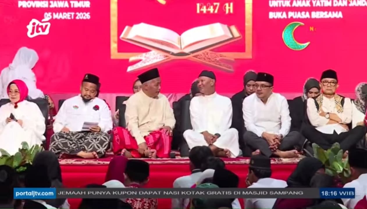 Peringati Nuzulul Qur’an 1447 H, DPD PDI Perjuangan Jatim Santuni Ratusan Anak Yatim