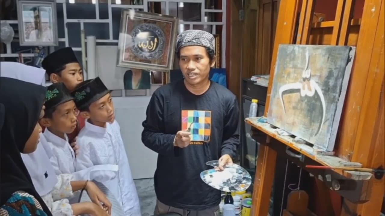 Ngabuburit Kreatif, Buka Puasa Sambil Belajar Kaligrafi