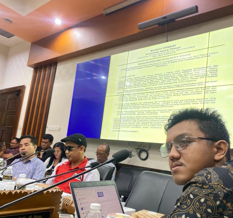 Lampu Hijau Kemendagri, Koalisi Difabel Dorong Komisi Disabilitas Daerah Jatim Diusulkan Masuk Raperda