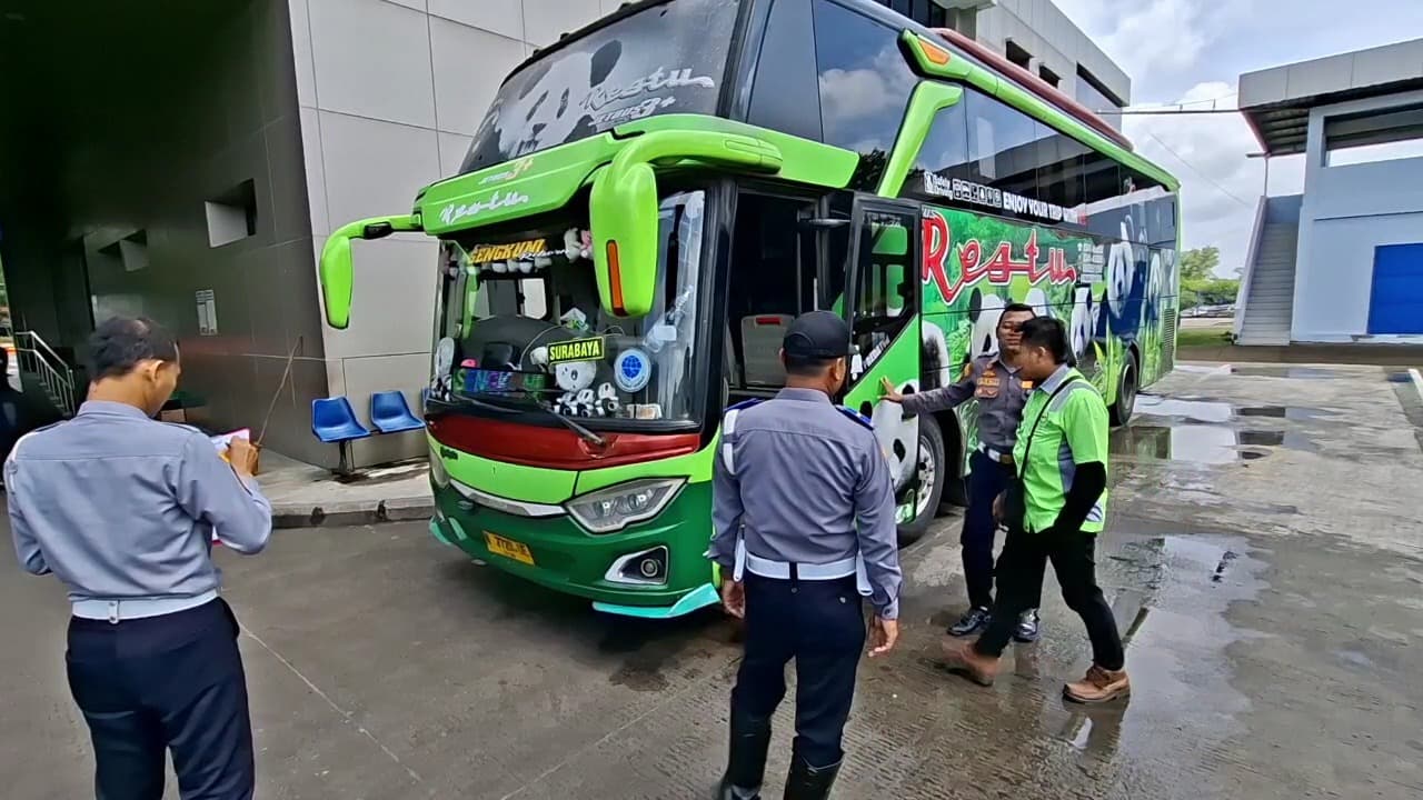 Hadapi Mudik Lebaran 2026, Terminal Purboyo Perketat Pengecekan Armada Bus