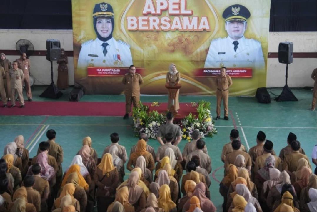 Wali Kota Ning Ita Pastikan PNS hingga PPPK Paruh Waktu Pemkot Mojokerto Terima THR
