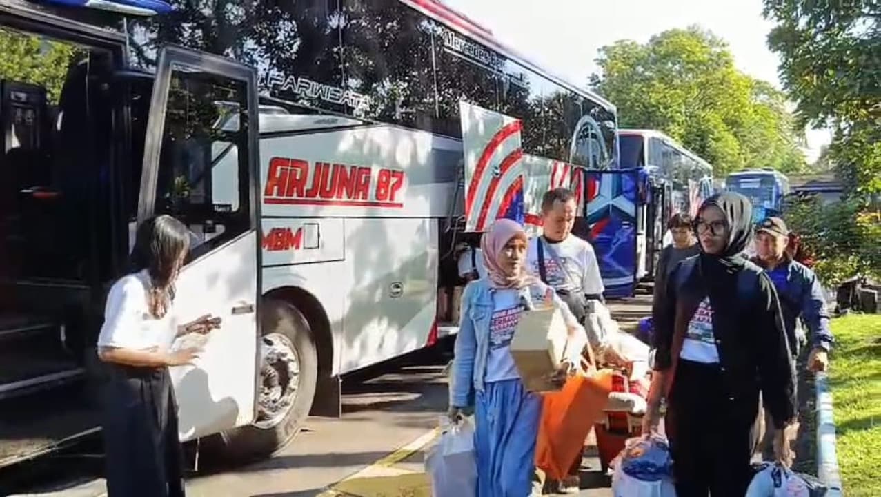 Mudik Gratis Perum Jasa Tirta I Resmi Dilepas, Tambah Rute Ponorogo dan Dua Armada Baru
