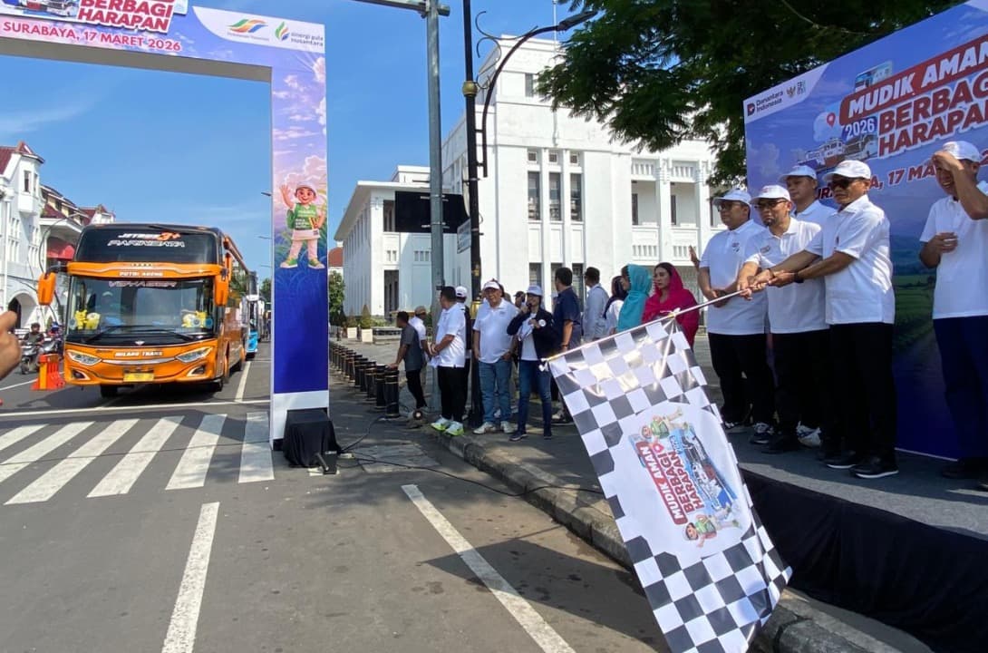 PT SGN Lepas 400 Peserta Mudik Gratis BUMN 2026