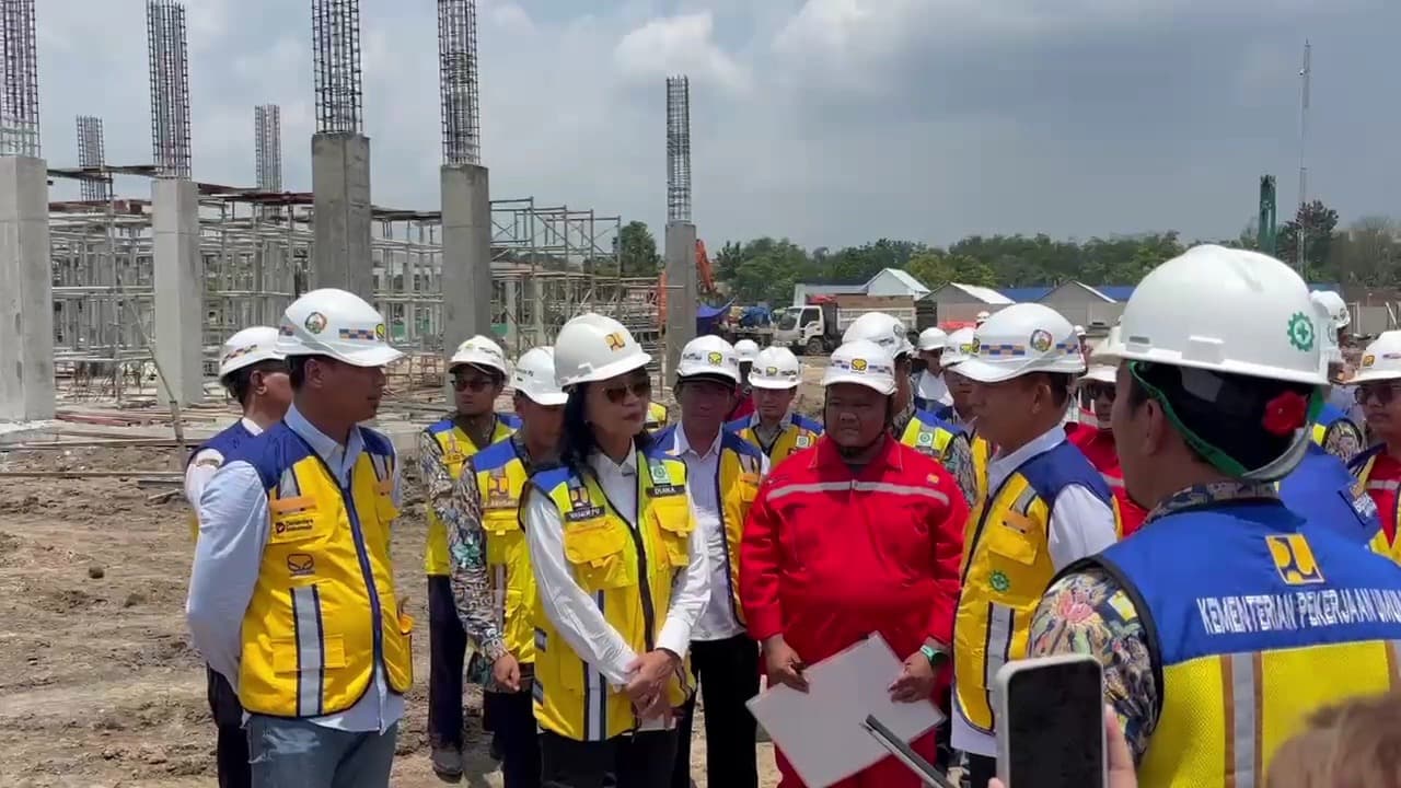 Wamen PU Tinjau Proyek, Sekolah Rakyat Dikebut Target Rampung Juni
