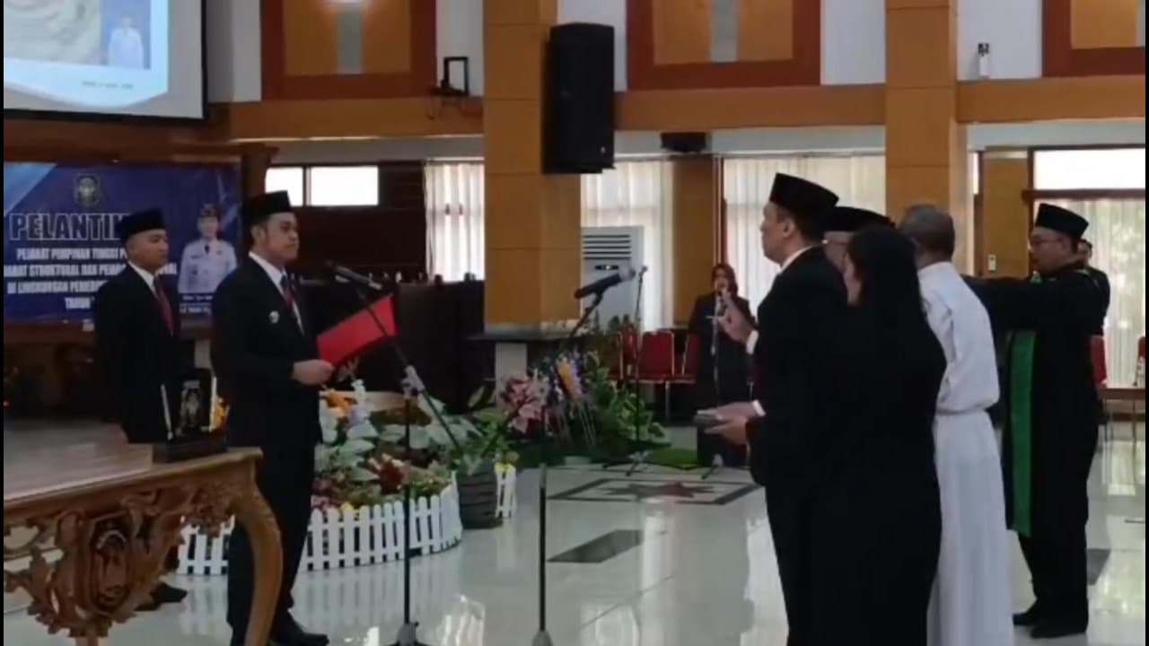 Sekda Kota Blitar Diganti, Priyo Digeser Jadi Staf Ahli