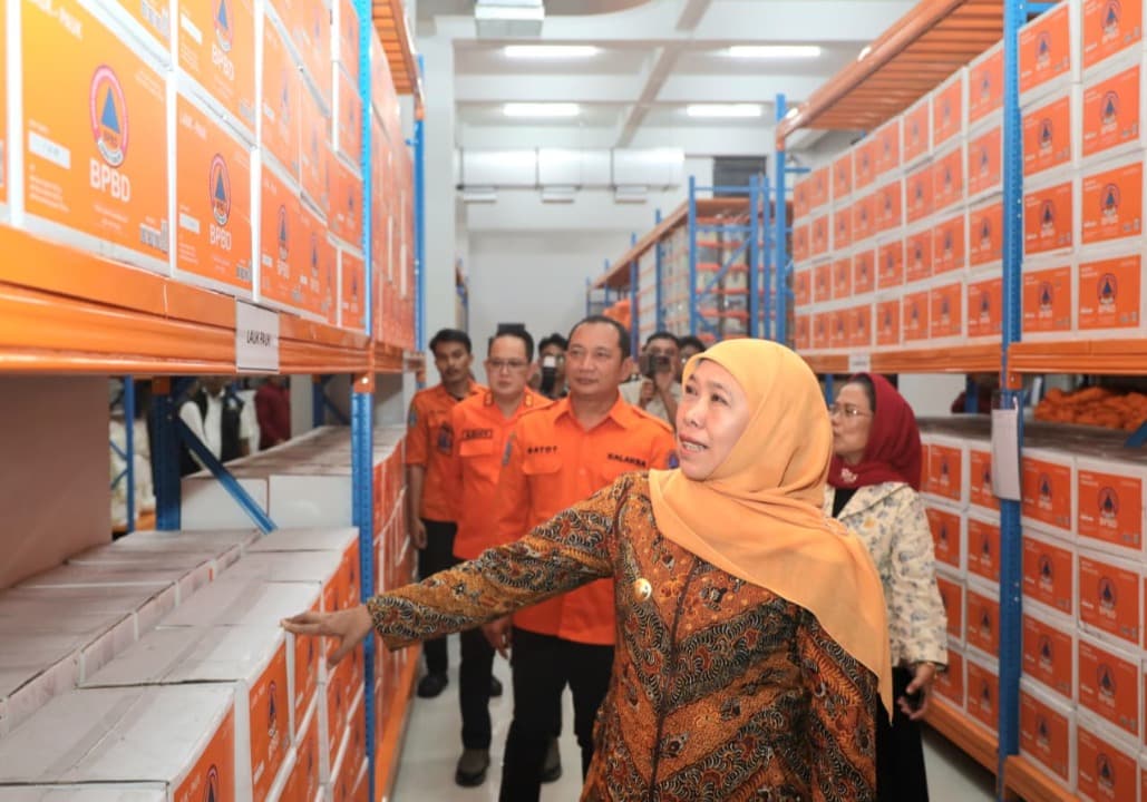 Gubernur Khofifah Resmikan Gedung Gerha Majapahit dan GOR BPBD Jatim