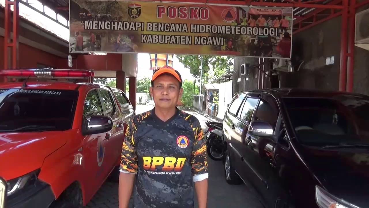 BPBD Ngawi Imbau Waspada Bencana Hujan Deras Disertai Angin Kencang