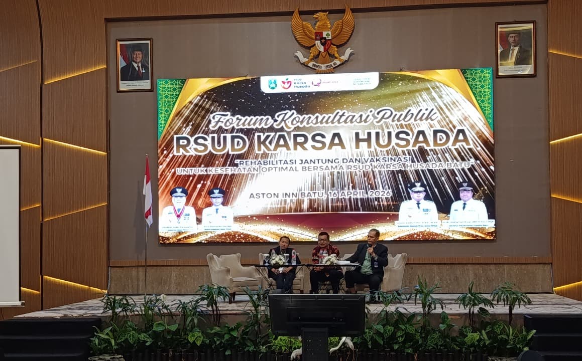 RSUD Karsa Husada Batu Gelar Forum Konsultasi Publik Bahas Rehabilitasi dan Vaksinasi