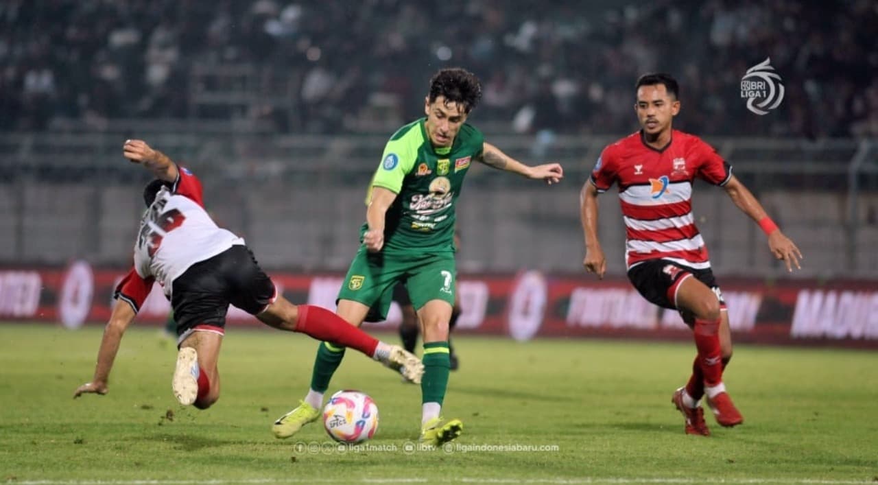 Starting XI Persebaya vs Madura United: Adu Kreativitas Rivera dan Wehrmann di Derby Suramadu